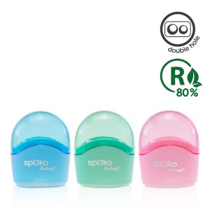 Spoko 038299224 ReLeaf ořezávátko Candy Duo, s víčkem a kontejnerem, mix pastelových barev