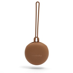 Silikonový obal 56998 na dudlík New Baby hnědý (věk 0+)