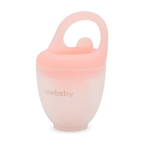 Dudlík 56992 na ovoce a zeleninu New Baby růžový(věk 0+)