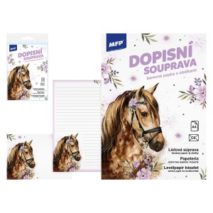 Dopisní souprava 5550334 LUX 5 +10 s obrázkem koně