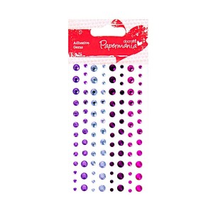 Kamínky 351417 samolepící 104 ks Heather