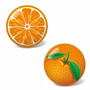 Míč 23 cm - Pomeranč