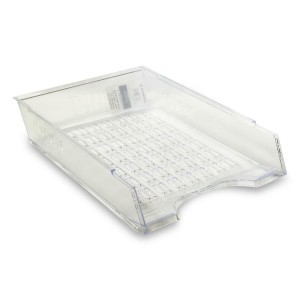 DONAU 7470001-00 děrovaný kancelářský odkladač, A4, transparentní