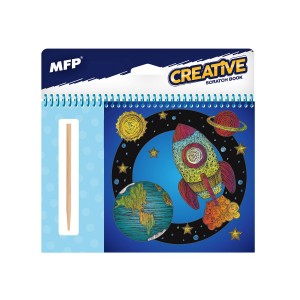 Škrabací obrázek blok 15x15cm 8l MAGIC boys