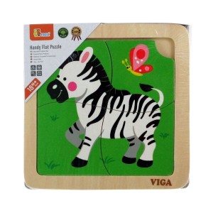 VIGA 51317 Dřevěné puzzle Zebra