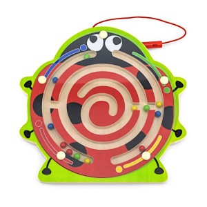 Viga 59964 Dřevěné magnetické bludiště beruška