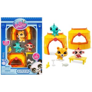 Littlest Pet Shop 3 figurky Džungle