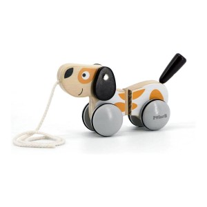 Viga 44034 Dřevěná tahačka štěňátko