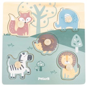 Viga 44068 Dřevěná vkládačka Zvířátka