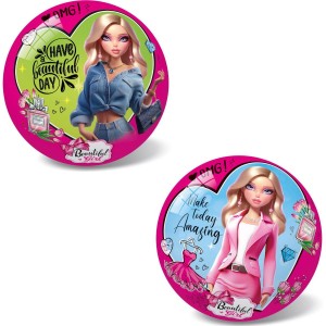Míč 24562 BEAUTIFUL GIRL / LOVE FASHION, 23 cm