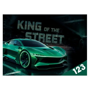 Desky na číslice King of Street