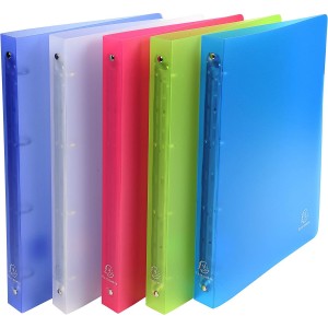 Exacompta 4kroužkový pořadač Chromaline, A4 maxi, hřbet 30 mm, PP, mix barev