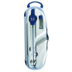 Spoko  051502401 kružítko 15,5 cm, 2 klouby, 1 tuha, modré