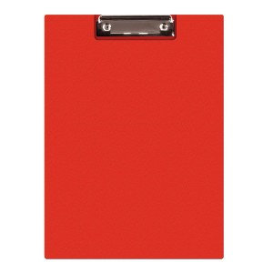 UKF01302 DONAU uzavíratelné desky s klipem, A4, PVC, červené