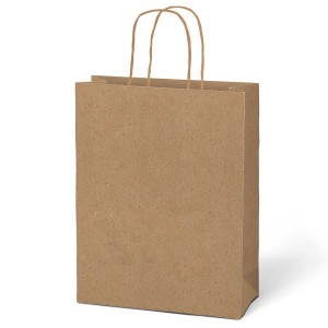 Taška MFP dárková T5 kraft 260x320x100 natur