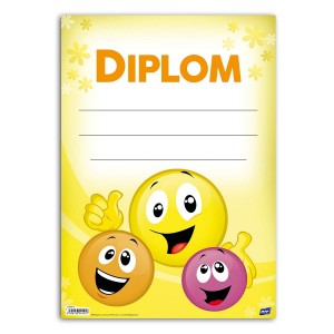 Dětský diplom A4 MFP DIP04-013 (Smajlíci)