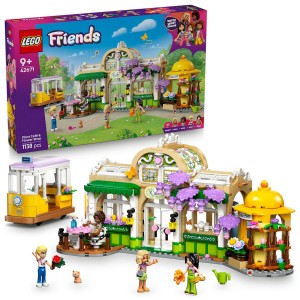 LEGO® Friends 42671 Kavárna plná rostlin a květinářství (věk 9+)