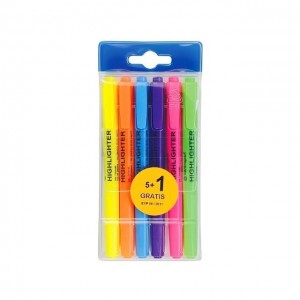 Zvýrazňovač Centropen ERGO - sada 6 barev artikl 8722