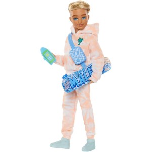 Mattel Barbie Dream Besties Ken s 9 doplňky na téma léto a skateboard JDD75