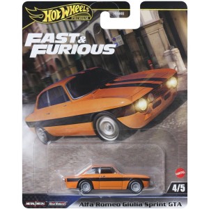 Mattel Hot Wheels Fast and Furious Alfa Romeo Sprint GTA 1:64
