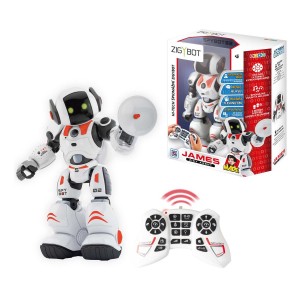 Robot 20778 Zigybot James, špion, programovací, 20 funkcí, 33 x 25 x 13 cm
