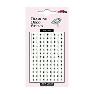 Kamínky DDS 160003 White strass   (3510051600038)