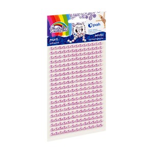 Kamínky perličky 170-2578 samolep.fialové