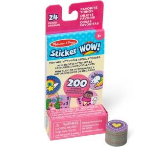 Sticker WOW! MINI knížka s náplní do razítkovače- Veselé obrázky