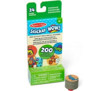 Sticker WOW! MINI knížka s náplní do razítkovače - Dinosaurus