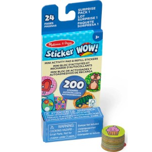 Sticker WOW! MINI knížka s náplní do razítkovače - Překvapení