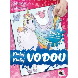 Maluj vodou 4123-6 Jednorožci