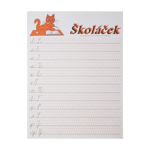 Stíratelná podložka A4 Školáček