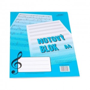 Notový blok A4 - BOBO 17123