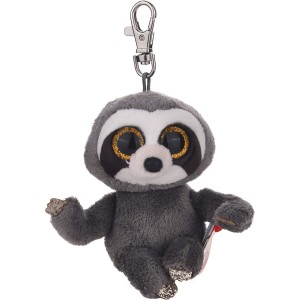 TY 36559 Beanie Boos Clip 8,5 cm - DANGLER šedý lenochod, 8,5 cm