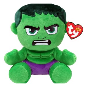 TY 44004 Beanie Babies 15cm SOFT Marvel HULK