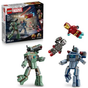 LEGO® Super Heroes 76320 Iron Man a War Machine vs. Hammerovy Drony (Věk 4+)