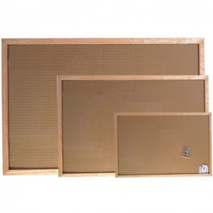 Tabule korková 600 x 400 mm, dřevěný rám