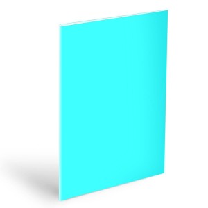 Obal 5371256 na sešity A5 NEON blue, 180mic