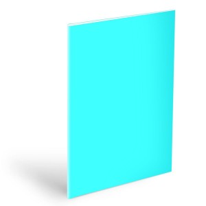 Obal 5371261 na sešity A4 NEON blue, 180mic