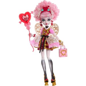 Mattel JBG77 Monster High Panenka Scary Sweet Birthday, Cupid Asteria v růžových šatech