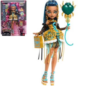 Mattel JBG76 Monster High Panenka Scary Sweet Birthday, Cleo De Nile ve zlatých šatech