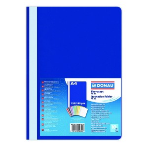 Rychlovazač U1702001PL16 DONAU 120/180µm PP, A4, tmavě modrý