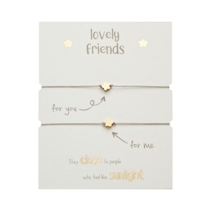 Gifty 1042800 Lovely Friends náramek - g. plated Flower