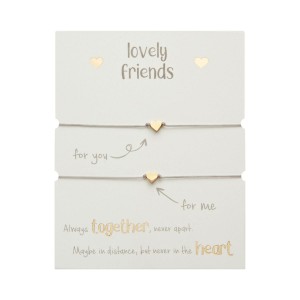 Gifty 1042802 Lovely Friends náramek - g. plated Heart