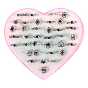 Prstýnek s kamínky - různé druhy