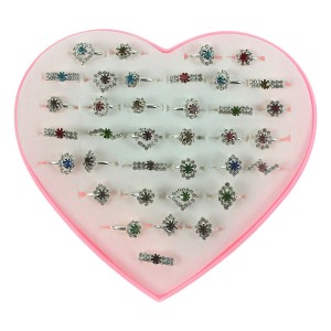 Prstýnek s kamínkem - různé druhy