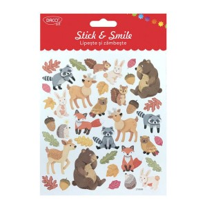 Samolepky AB118L Lesní zvířátka