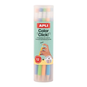 APLI 20079 pastelky vysouvací  sada 12 pastelek s náhradními tuhami