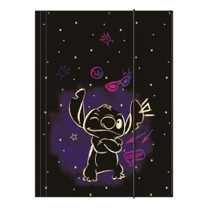 Colorino 01126PTR  školní desky s gumičkou, Stitch Gold 3, A4, karton