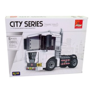 Malý mechanik 21124 stavebnice, tahač, 211 kostek